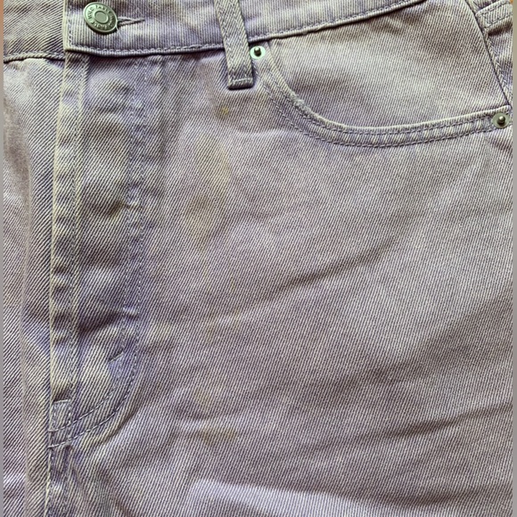 💜Denim high rise shorts lavender purple Wild Fable size 12 - Picture 3 of 5